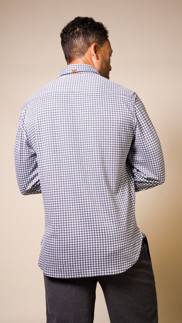 Andy Long Sleeve Houndstooth