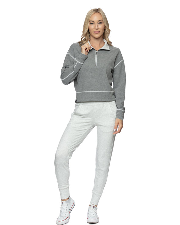 Andrea Reversible Quarter Zip